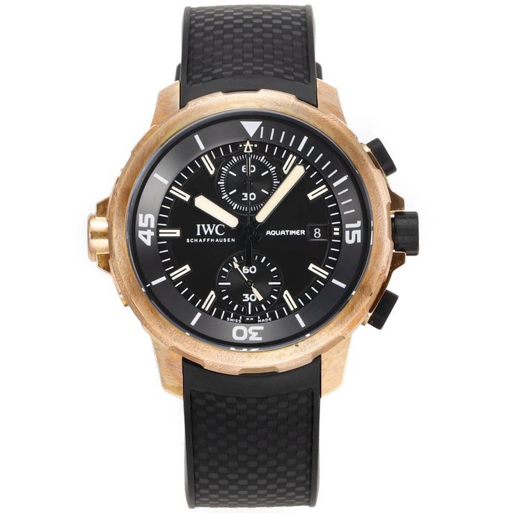 IWC Aquatimer Chronograph Watch 44mm | Quick Release Fluororubber Strap