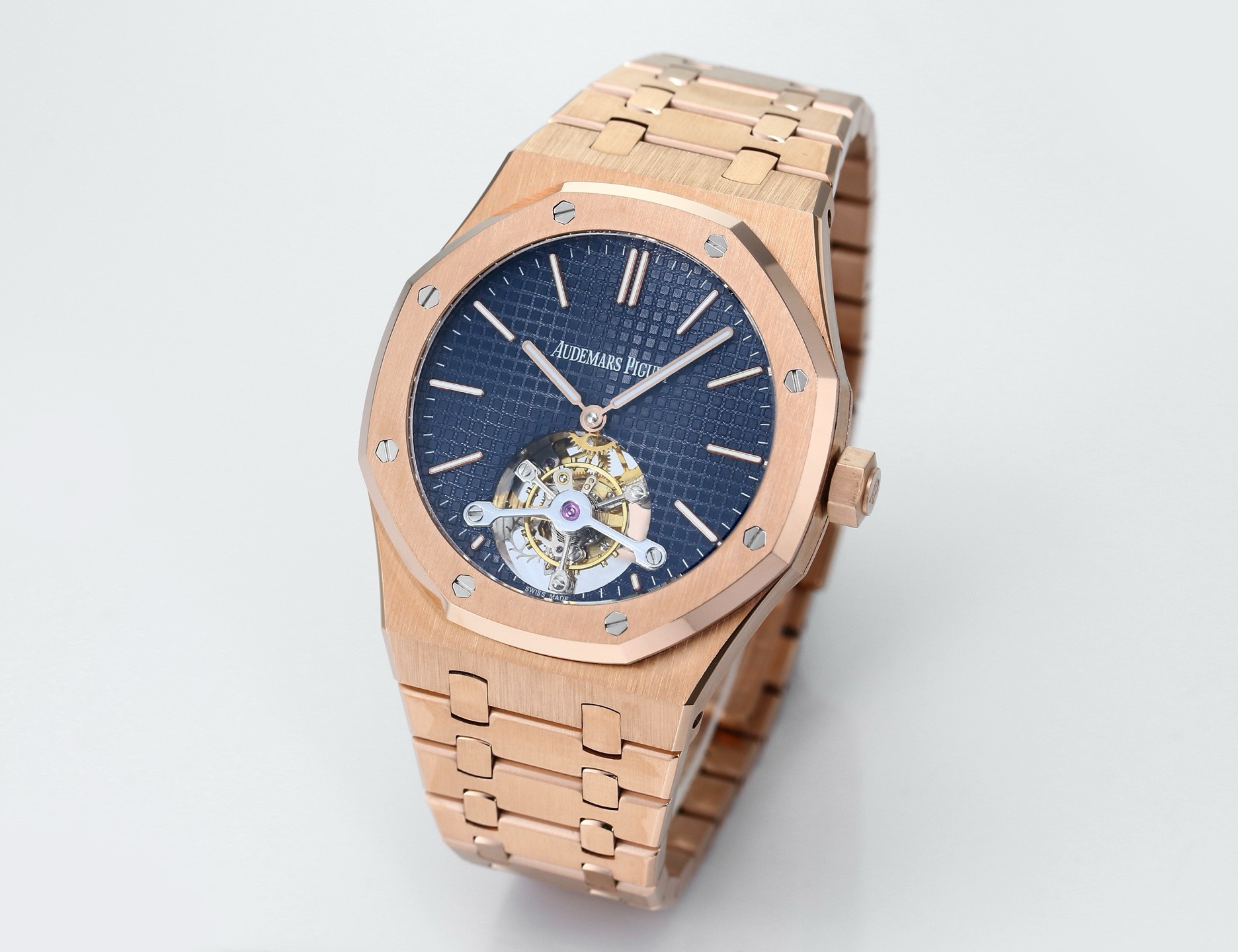 Audemars Piguet Royal Oak Tourbillon 41mm Evolutive Tapisserie Dial Automatic Watch