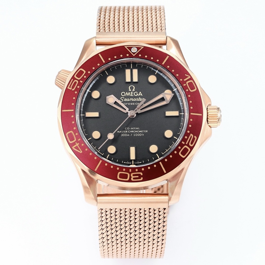 OMEGA Seamaster ER Upgraded Titanium Bronze Gold 007 Watch