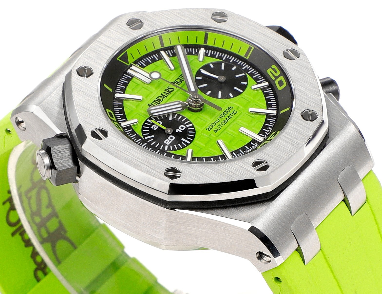 Audemars Piguet Royal Oak Offshore Chronograph 42mm | Cal.3124 Automatic Watch Rubber Strap