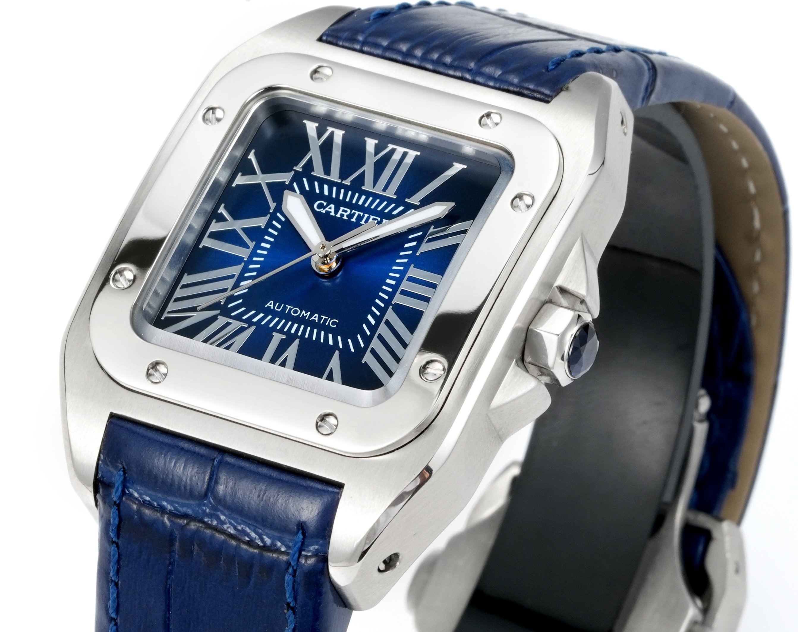 Cartier Santos 100th Anniversary Ladies Automatic Watch, 35.6mm