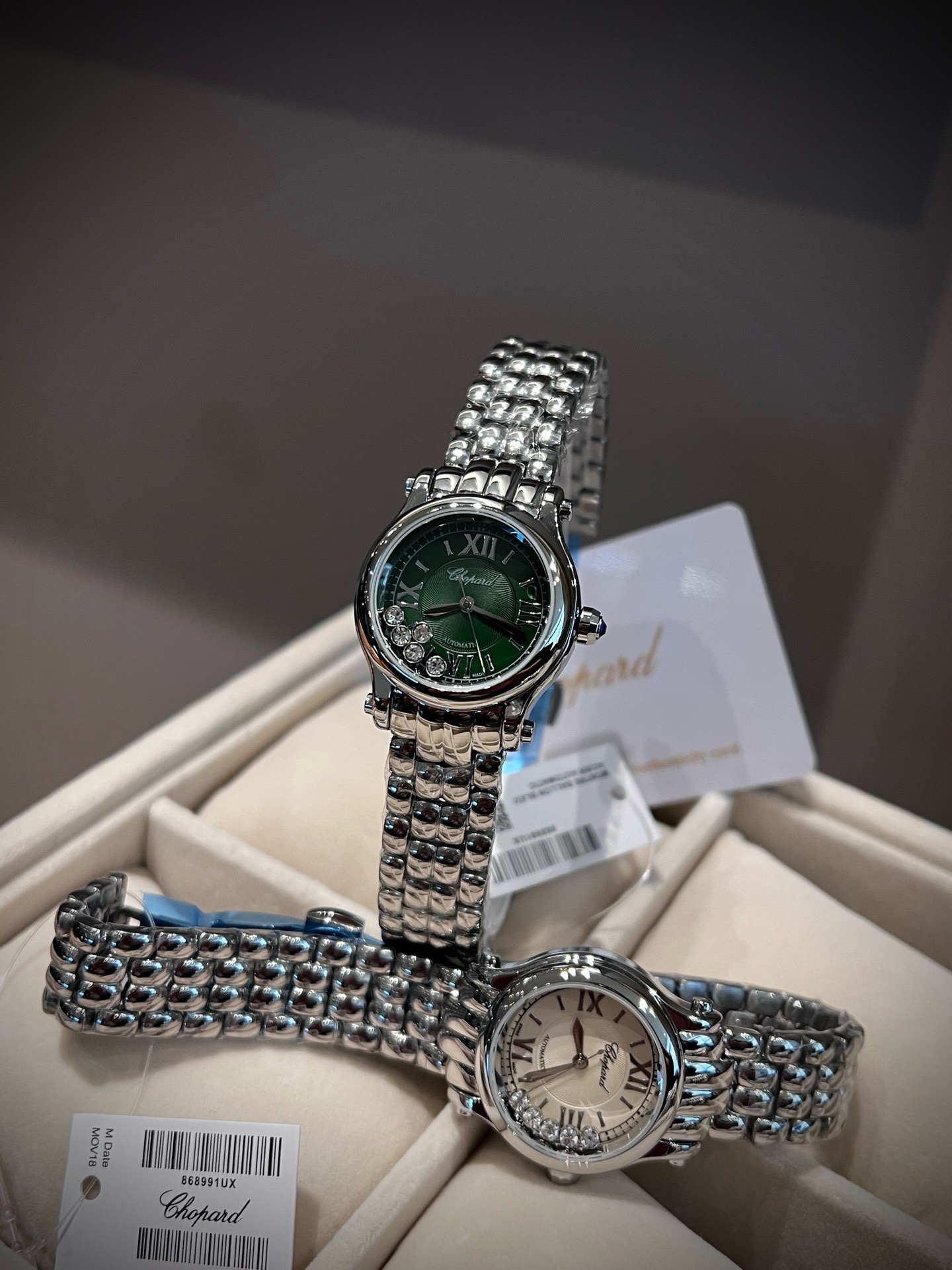 Chopard Happy Diamonds Women Watch 30mm, Stainless Steel Bracelet Fashion Watch