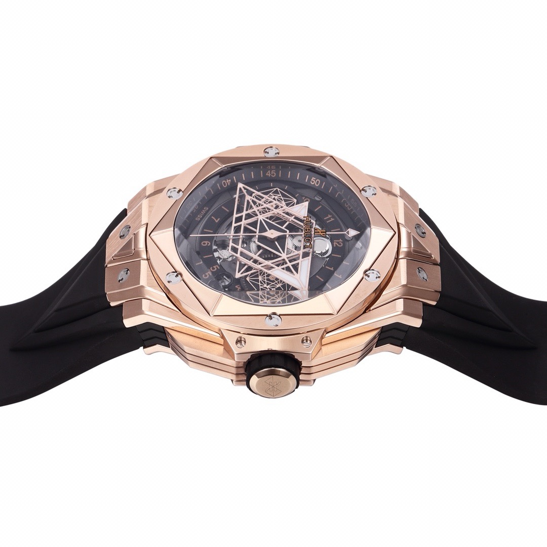 HUBLOT Big Bang Sang Bleu II Watch | BBF Super Clone Titanium Automatic Chronograph Wristwatch