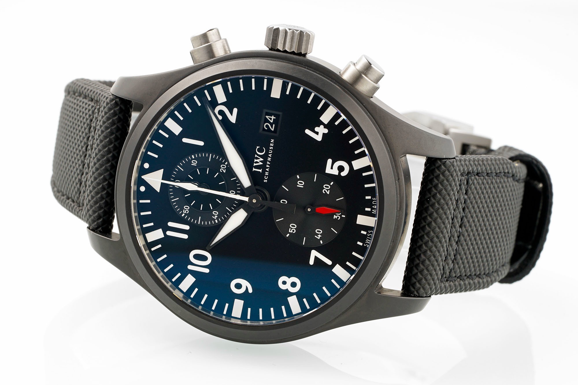 IWC Da Vinci Chronograph Watch 42mm | Modified Cal.89361 Integrated Movement Full Working Functions
