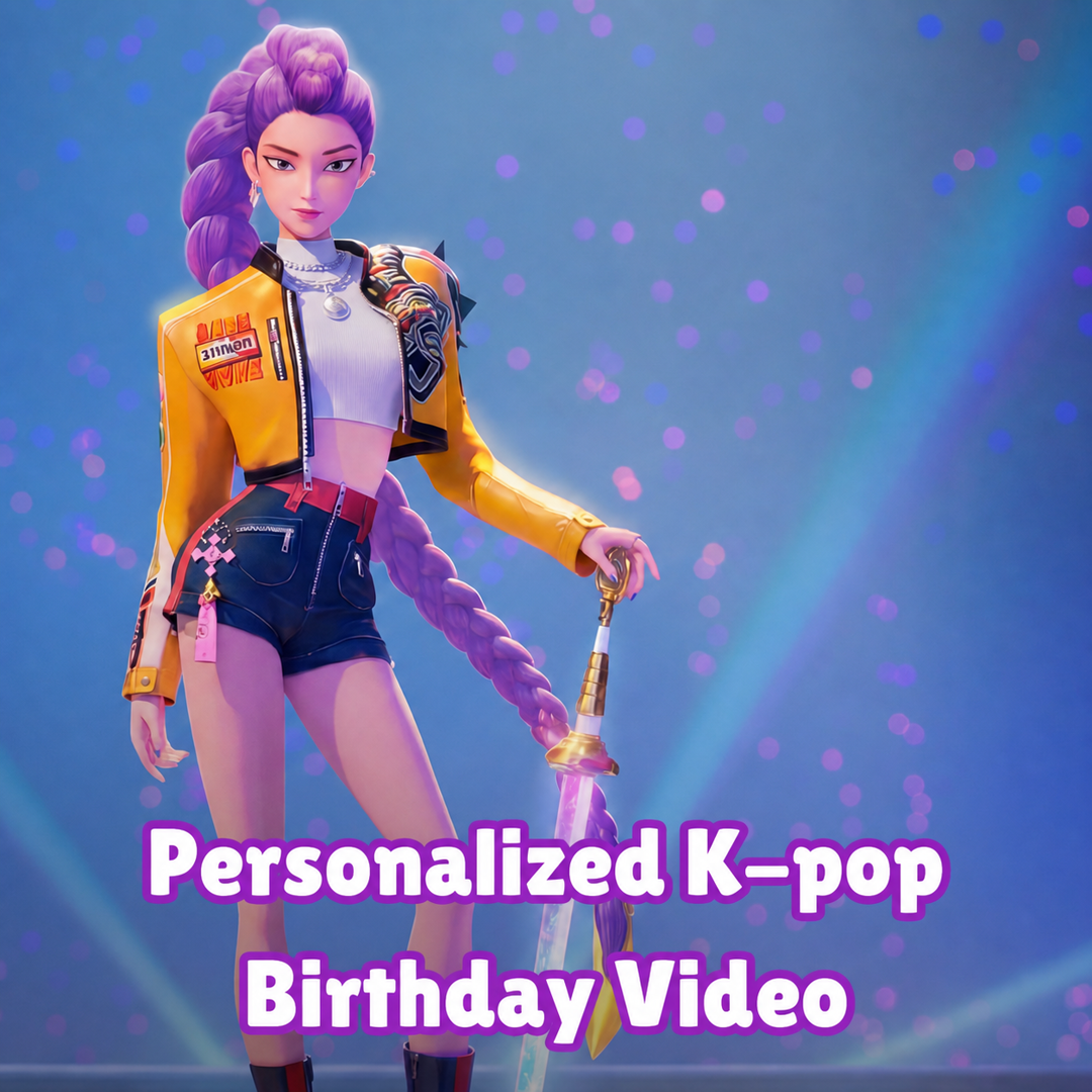 Personalized Rumi K-pop Birthday Video