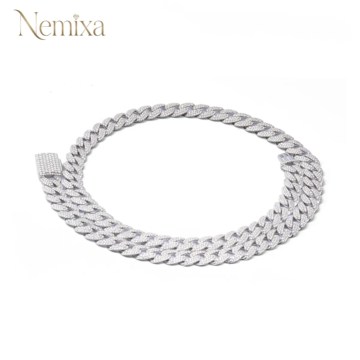 14K Gold-Plated Hip Hop Bling Cuban Necklace Chain