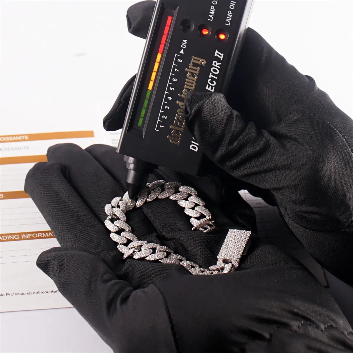 14K Gold-Plated Hip Hop Bling Cuban Bracelet Chain