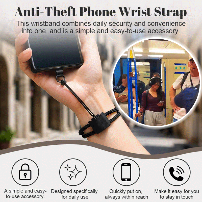   📱 Handgelenkband zum Schutz vor Diebstahl