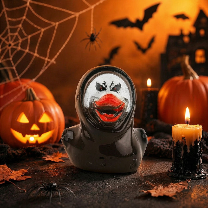 🎃🐤 Halloween-Mini-Enten aus Kunstharz – 12 gruselige Motive, winzige Deko-Figuren (1 Zoll)