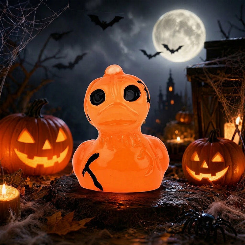 🎃🐤 Halloween-Mini-Enten aus Kunstharz – 12 gruselige Motive, winzige Deko-Figuren (1 Zoll)