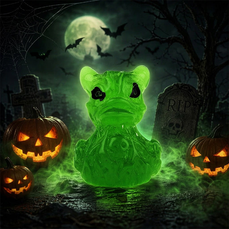 🎃🐤 Halloween-Mini-Enten aus Kunstharz – 12 gruselige Motive, winzige Deko-Figuren (1 Zoll)