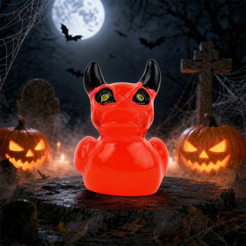 🎃🐤 Halloween-Mini-Enten aus Kunstharz – 12 gruselige Motive, winzige Deko-Figuren (1 Zoll)