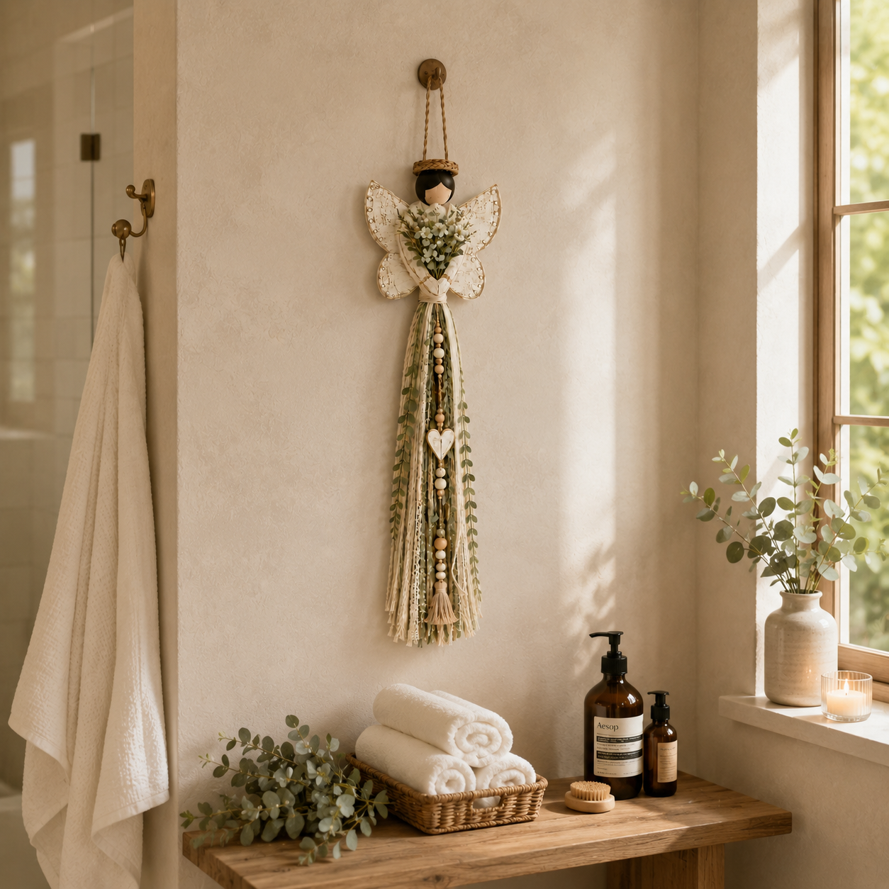   Wandbehang „Grace In Bloom Angel“