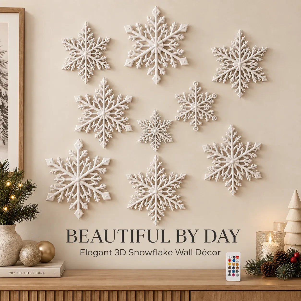   ⏳ Letzter Tag mit 40 % Rabatt – ❄️ LED-Wandleuchten in Schneeflockenform ✨