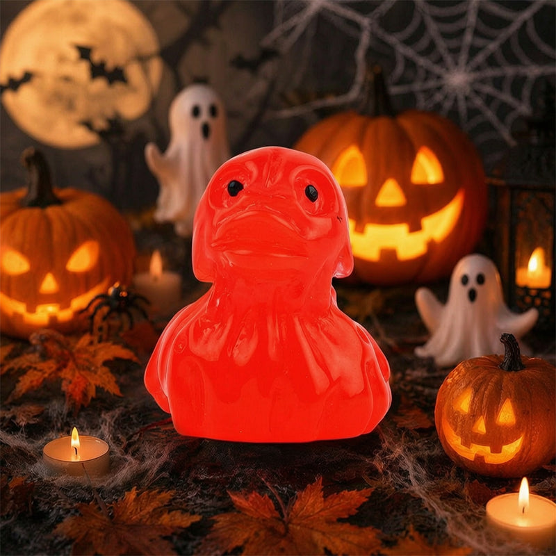 🎃🐤 Halloween-Mini-Enten aus Kunstharz – 12 gruselige Motive, winzige Deko-Figuren (1 Zoll)