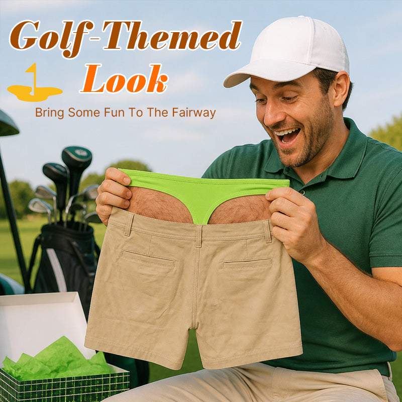  Lustige Golf-Shorts für Männer – Freche Geschenk-Shorts
