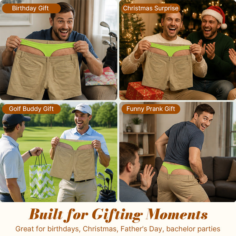   Lustige Golf-Shorts für Männer – Freche Geschenk-Shorts
