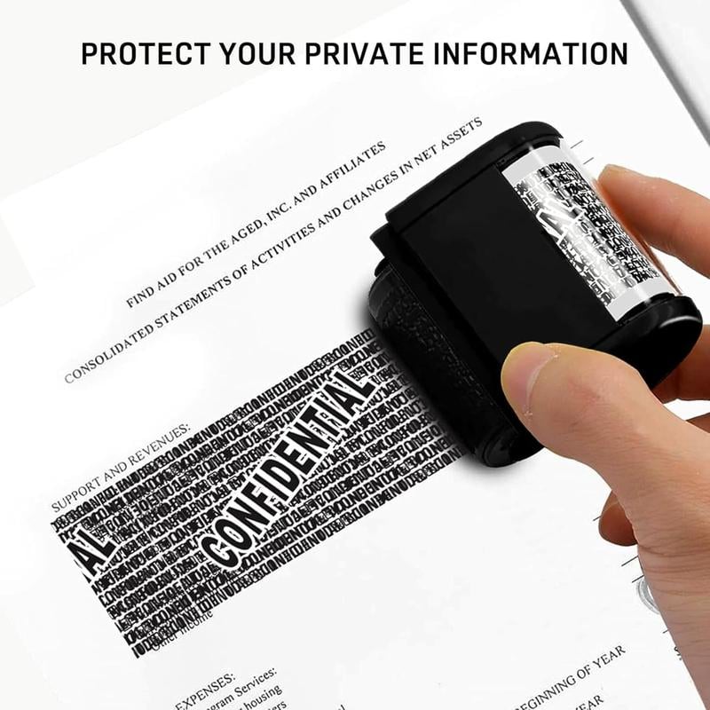 🔥Sicherheits-Rollstempel zum Schutz der Privatsphäre – zum Schwärzen von Adress- und Rechnungsdaten