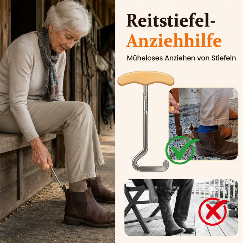 👞 Schuhhorn-Haken in Pferdeform zum einfachen Anziehen