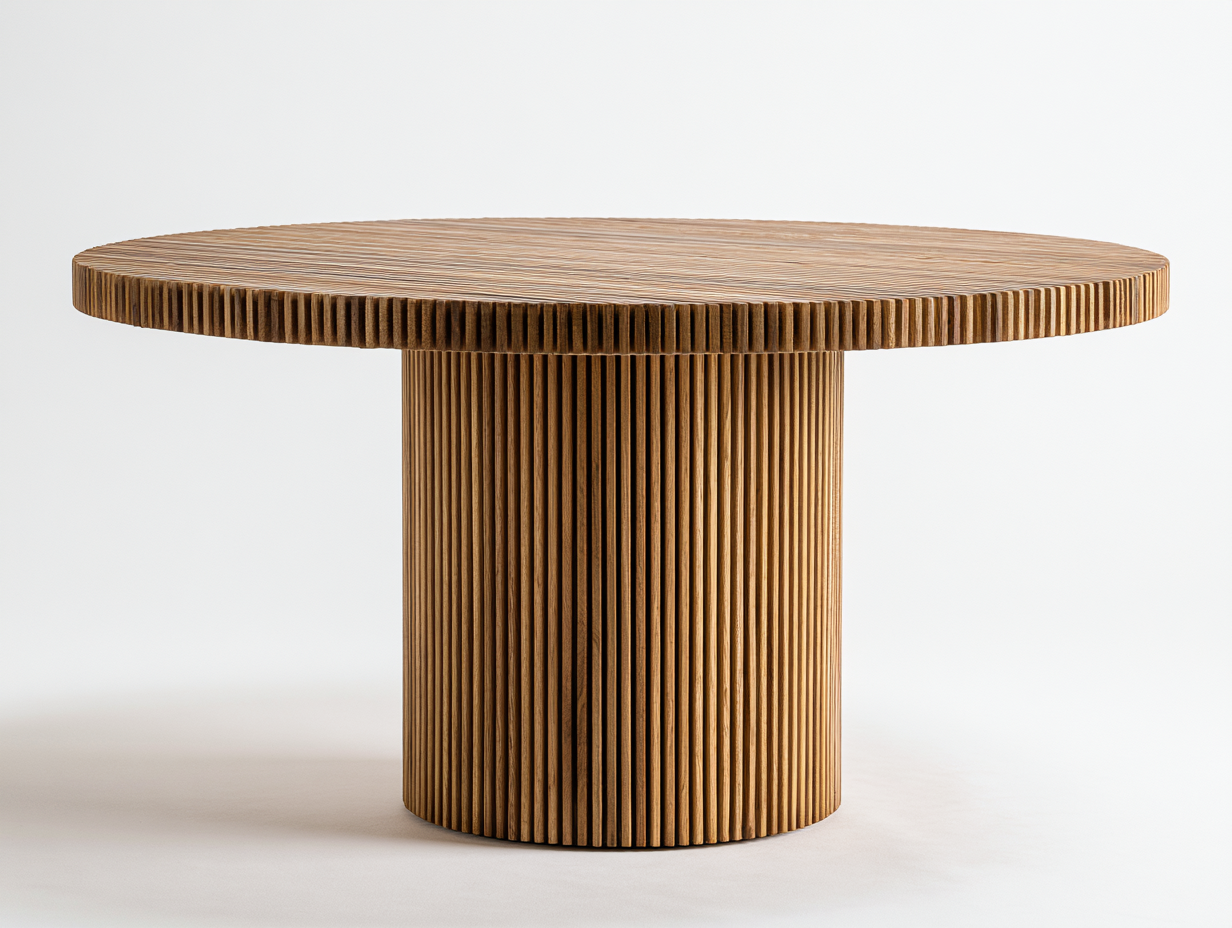 Tavolo da giardino - Legno - 110x110x76 cm - Naturale - Contemporaneo-Namilyabode