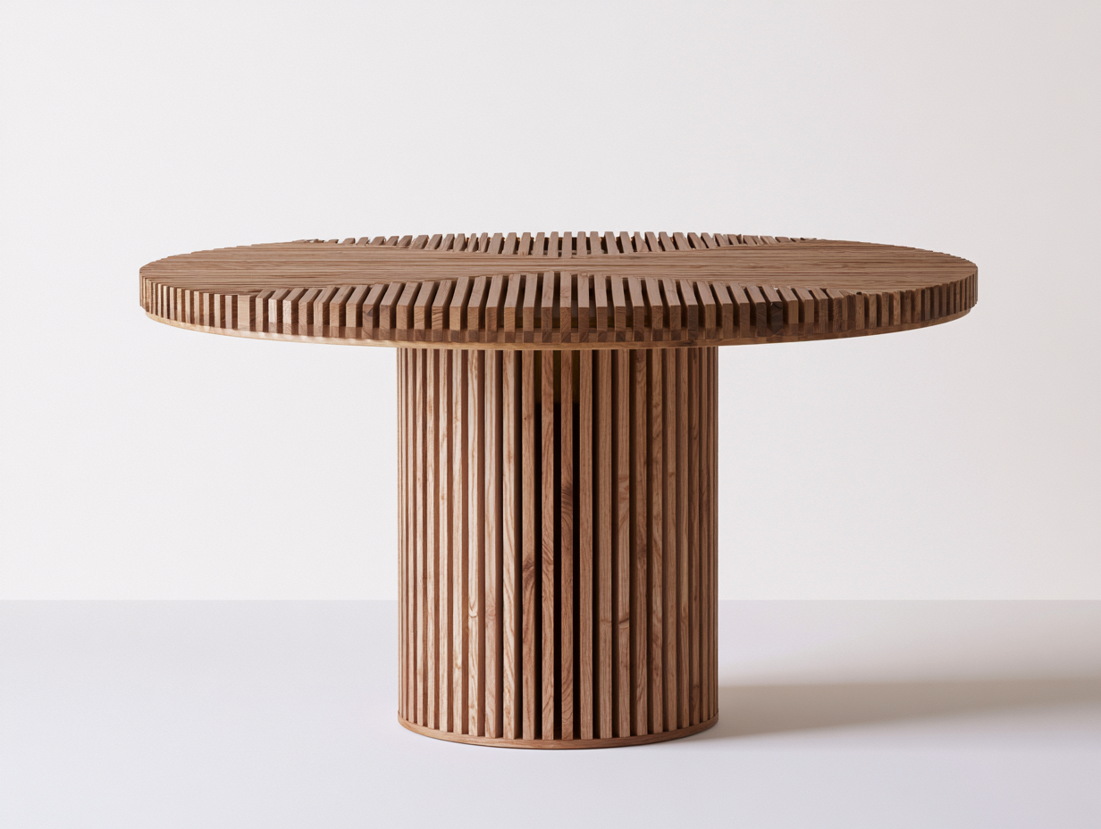 Tavolo da giardino - Legno - 105x105x75 cm - Rovere chiaro - Naturale-Namilyabode
