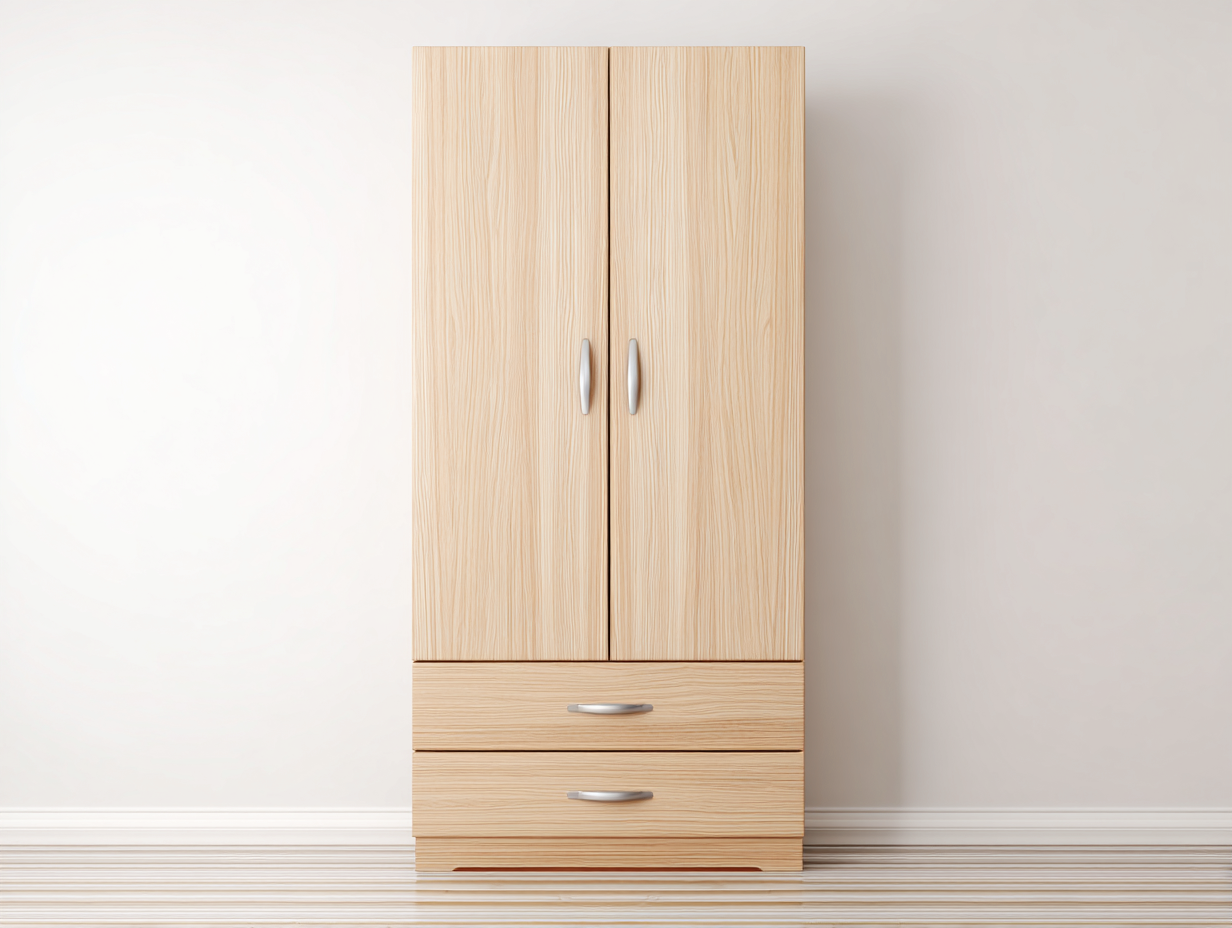 Armadio-legno massello di pino-legno ingegnerizzato-90x175x48 cm-Naturale-Moderno-Namilyabode