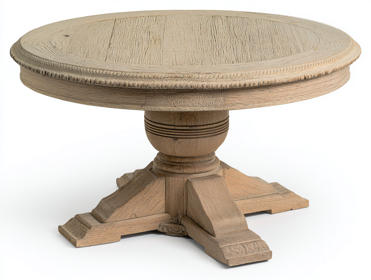Tavolo da giardino - Legno - 125x125x76 cm - Rovere naturale - Rustico-Namilyabode
