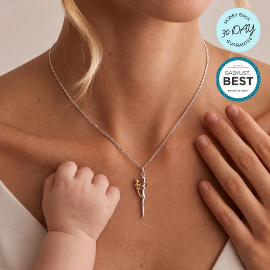 held - motherhood necklace