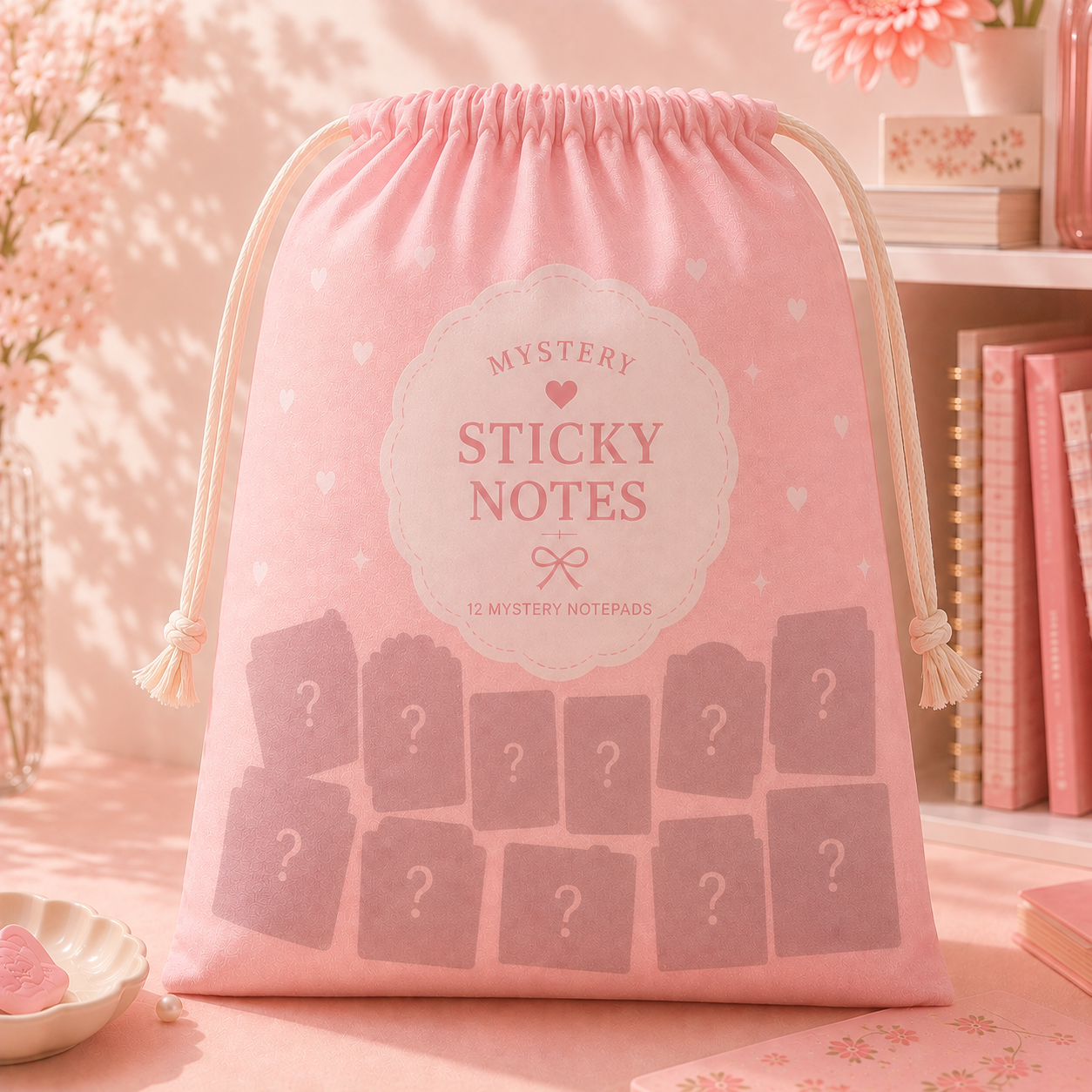 Mystery Sticky Notes Bundle ♡ 12 Surprise Notepads