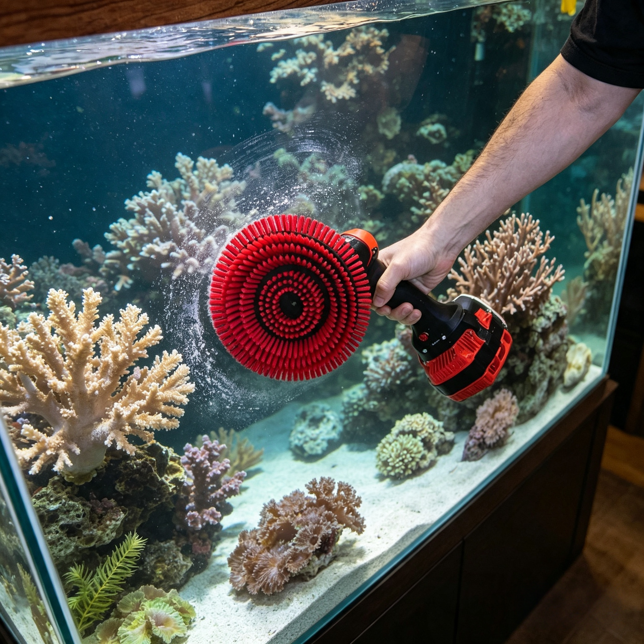 Electric Hull Cleaning Brush System