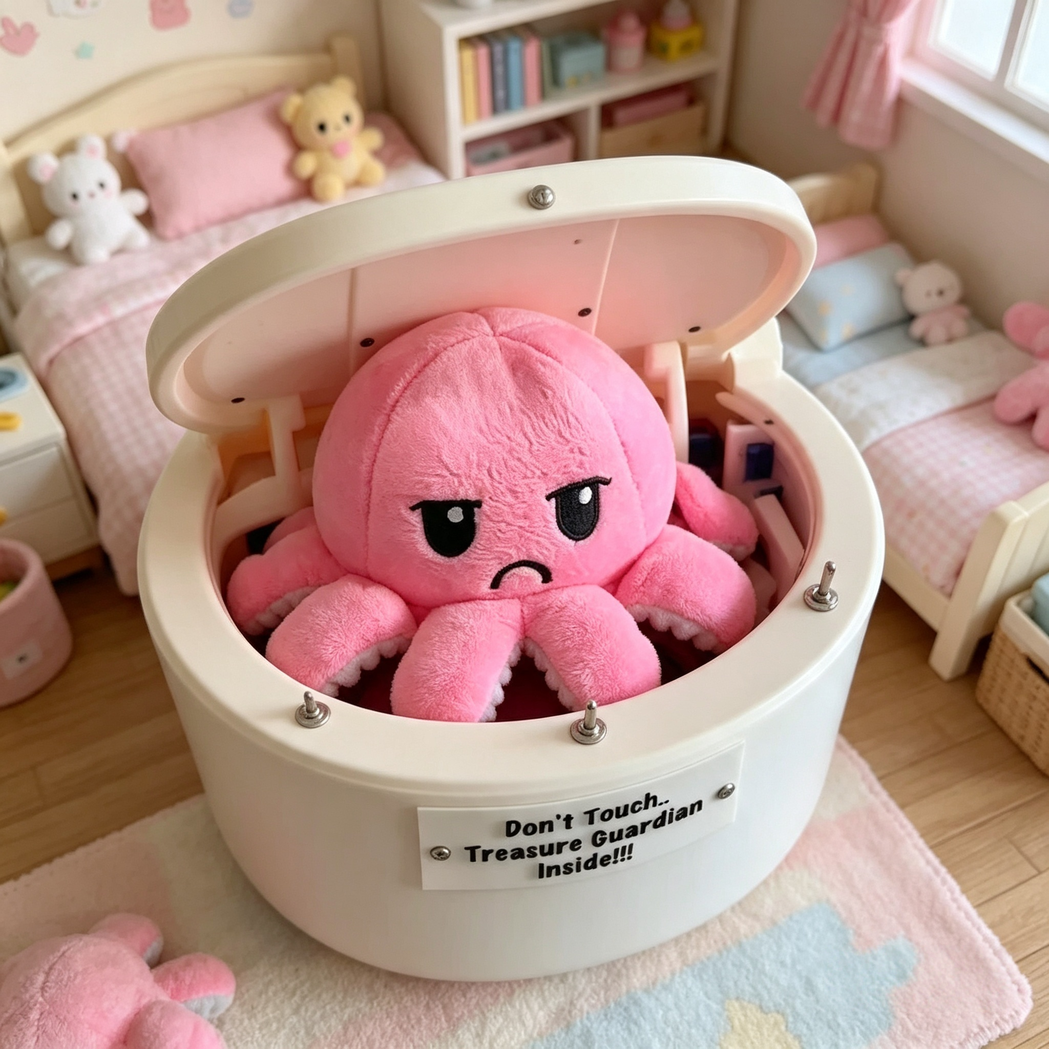 No Touch Octopus Treasure Guardian Box