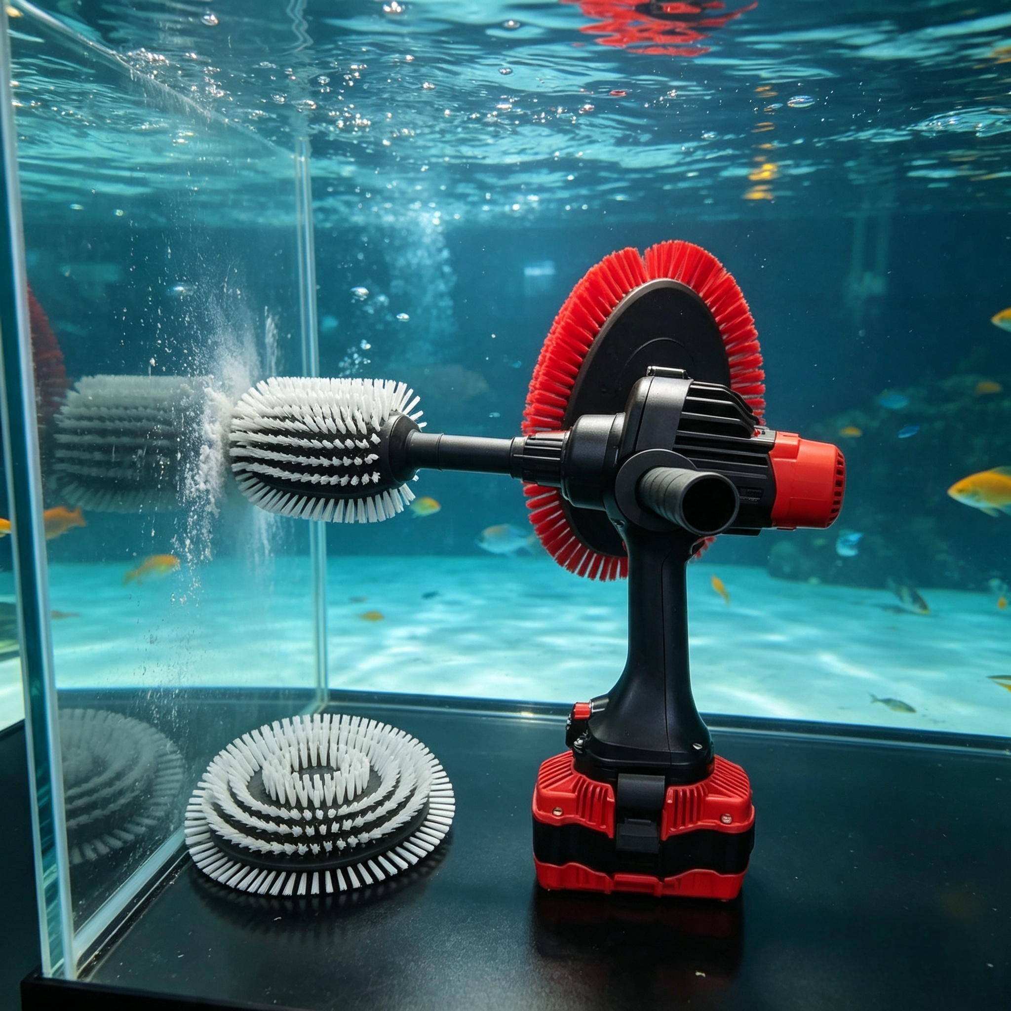 Electric Hull Cleaning Brush System