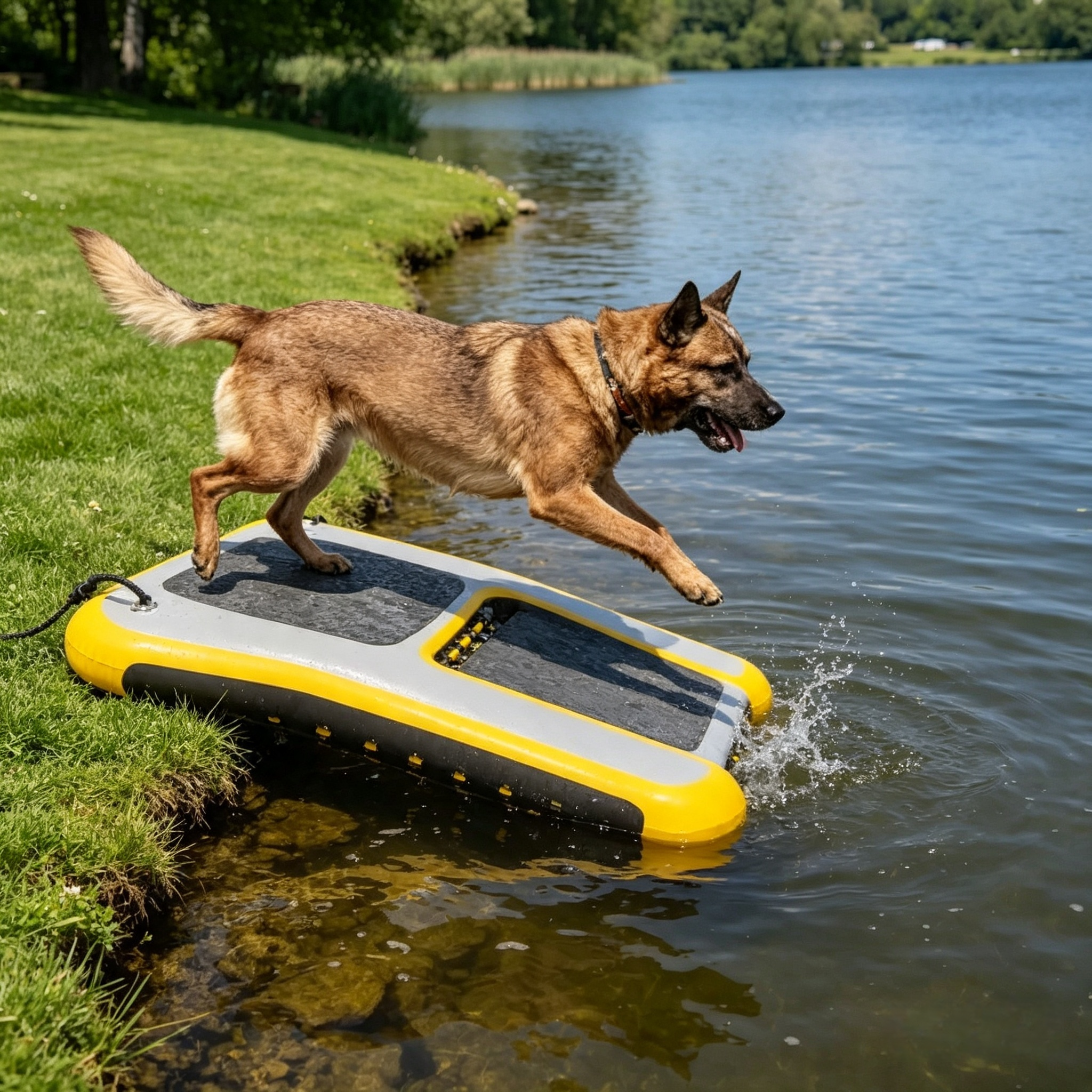Inflatable Dog Float Board
