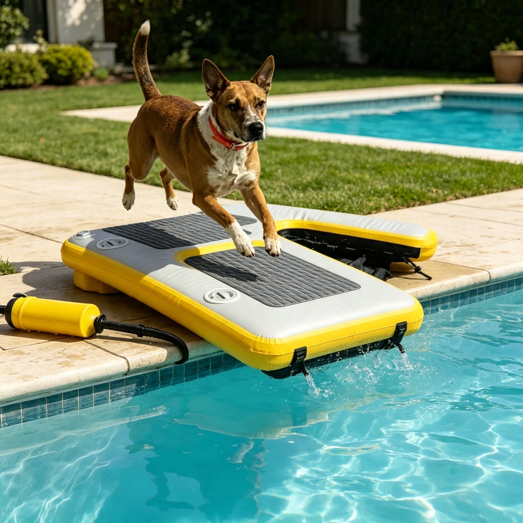 Inflatable Dog Float Board