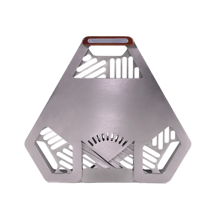 Porta-Grill FlatFire System | Collapsible Stainless Steel Grill & Fire Pit