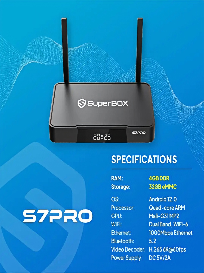 SuperBox S7 Pro TV Box