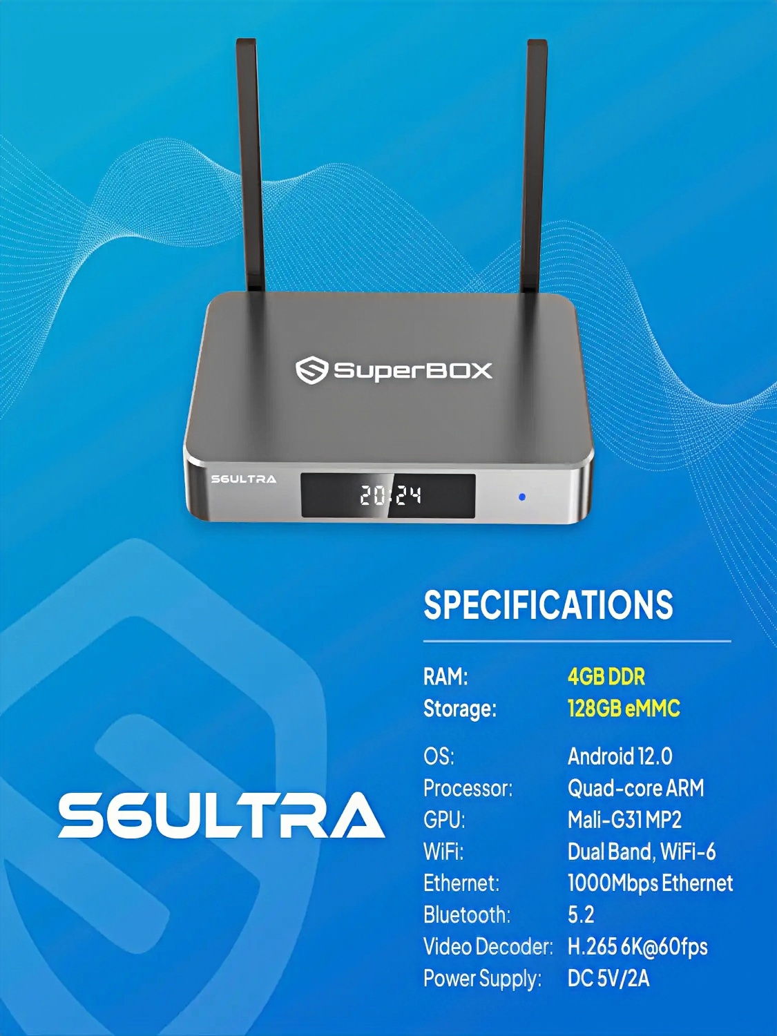 SuperBox S6 Ultra TV Box