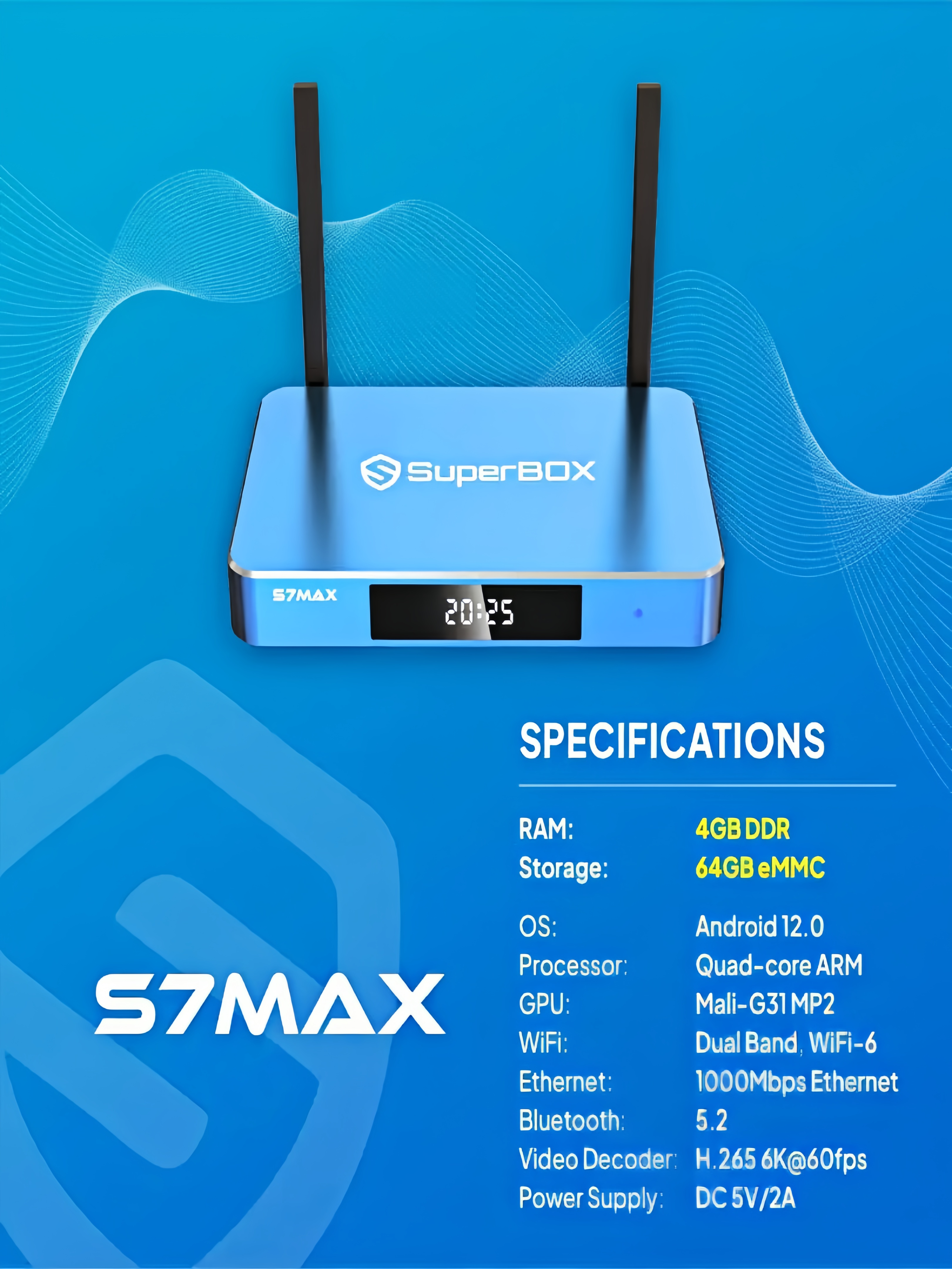 SuperBox S7 Max TV Box