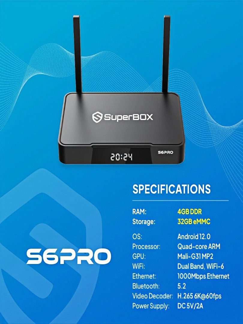 SuperBox S6 Pro TV Box