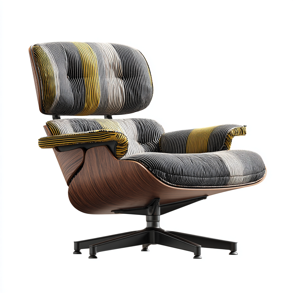 Chaise de bureau design avec coque en bois 75x80x105 cm - multicolore - confort premium - style contemporain-Gazensahome