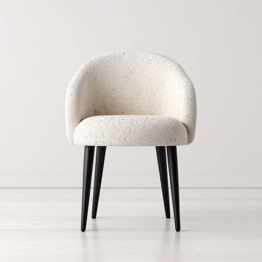 Chaise de salle à manger 55x58x78 cm - beige - design moderne-Gazensahome