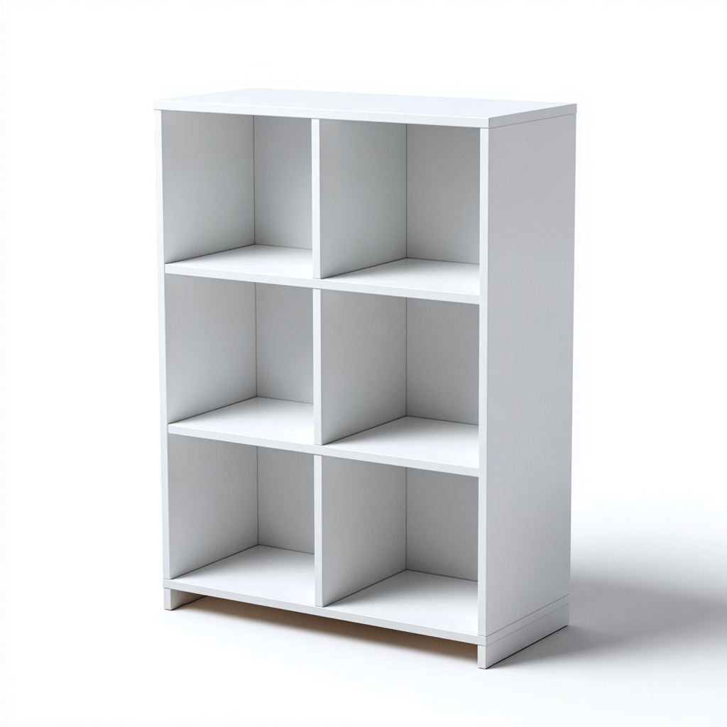 Bibliothèque en bois 80x30x120 cm - blanc - pour salon ou bureau - design moderne-Gazensahome