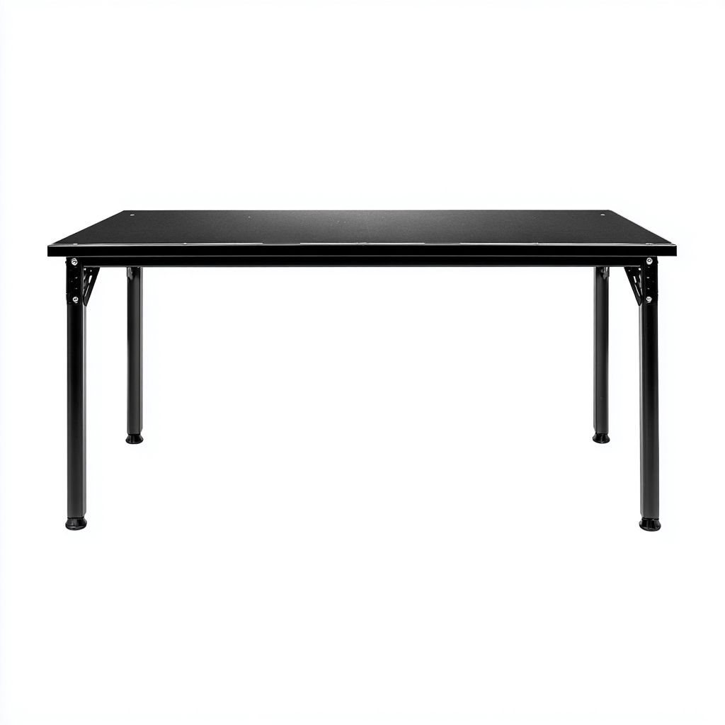 Table de jardin rectangulaire en métal 160x90x75 cm - noir - table pour extérieur - style moderne-Gazensahome