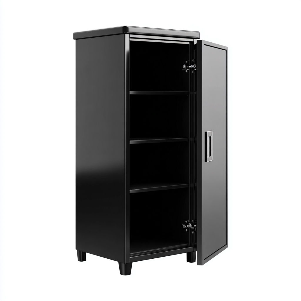 Rangement de salle de bain-Metal-40x30x90cm-noir-style moderne-Dadorjahome