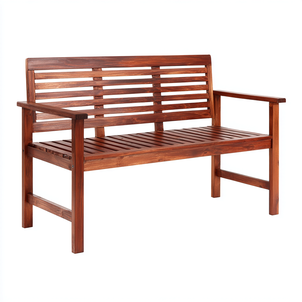 Banc de jardin - Bois - 160x55x85 cm - Marron - Style classique-Dadorjahome