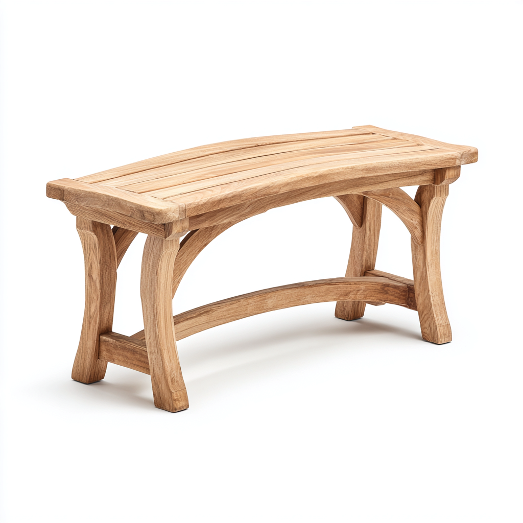 Banc de jardin - Bois - 140x45x45 cm - Marron - Style naturel-Dadorjahome