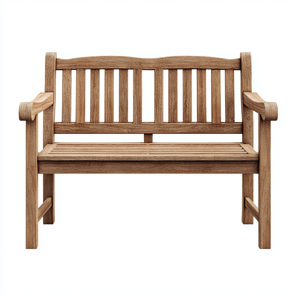 Banc de jardin - Bois - 150x55x85 cm - Marron - Style classique-Dadorjahome