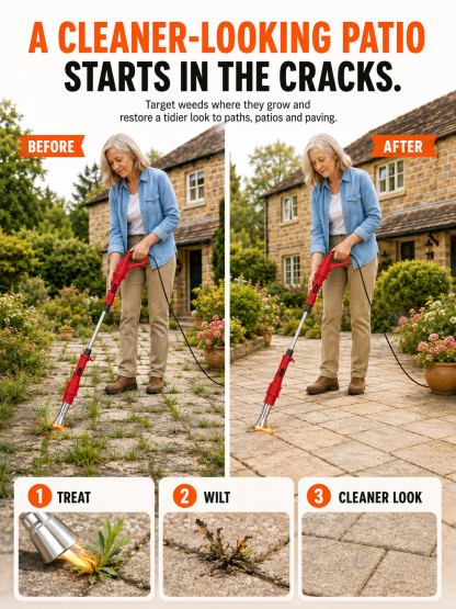 🔥 650°C OF PURE WEED-DESTROYING HEAT — BURN BACK STUBBORN GARDEN WEEDS IN SECONDS! 🔥 The High-Power Electric Weed Burner That Blasts Unwanted Growth with Extreme Heat — No Kneeling, No Pulling, No Chemical Weedkiller. ⚡🌿