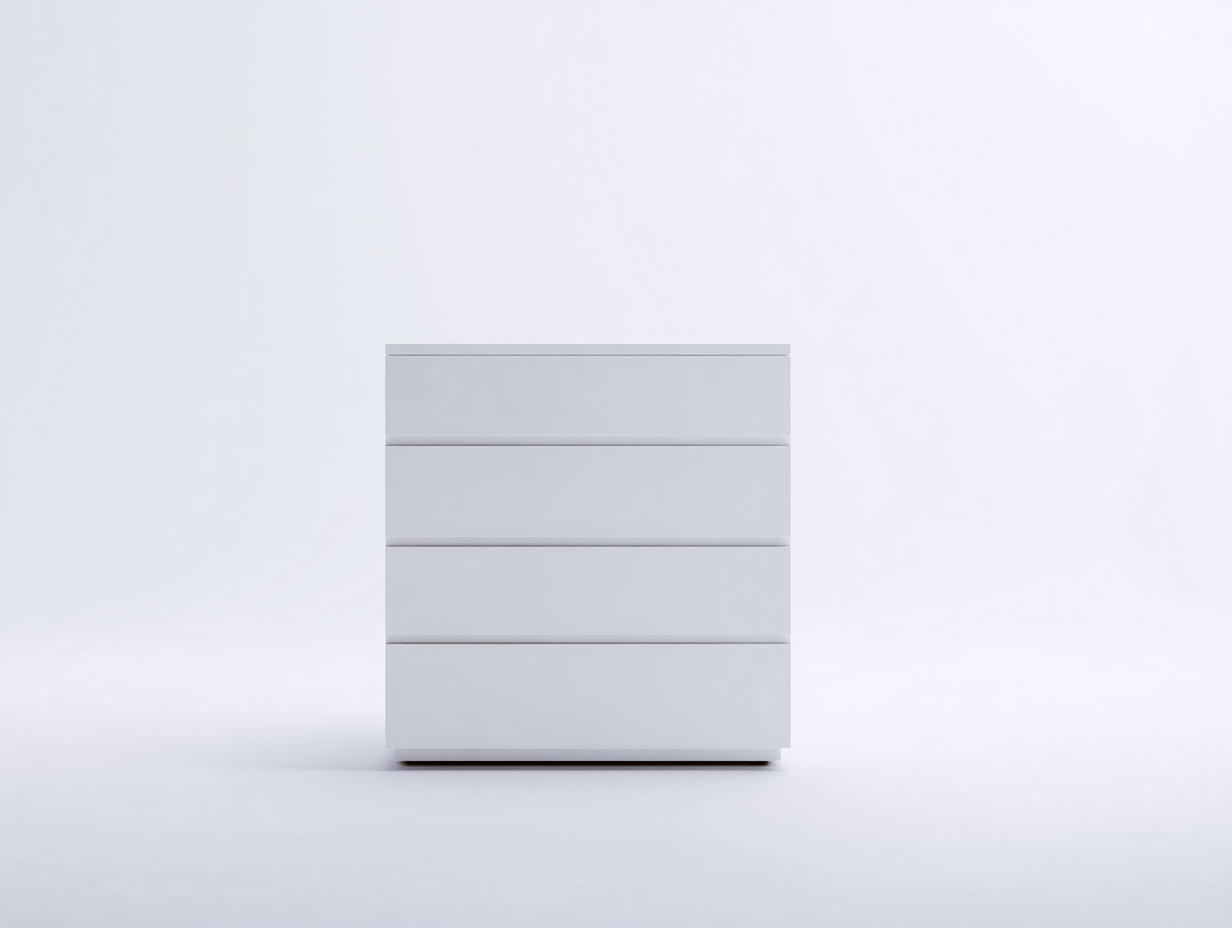 Cassettiera-Legno-82x39x77 cm-Bianco-Design moderno