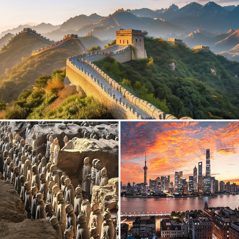 Beijing-Xi‘an-Shanghai